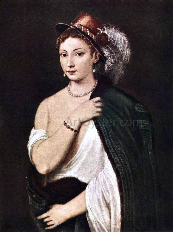 Titian Portrait of a Young Woman - Canvas Art Print