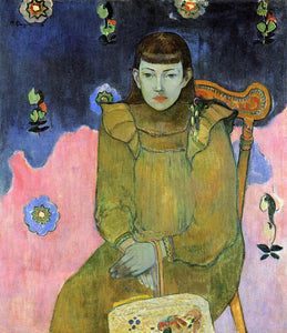  Paul Gauguin Portrait of a Young Woman, Vaite (Jeanne) Goupil - Canvas Art Print