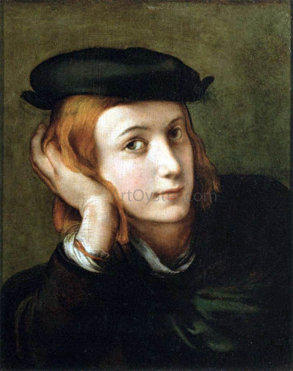  Parmigianino Portrait of a Youth - Canvas Art Print