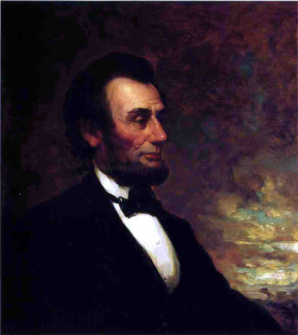  George Henry Story Portrait of Abraham Lincoln - Canvas Art Print