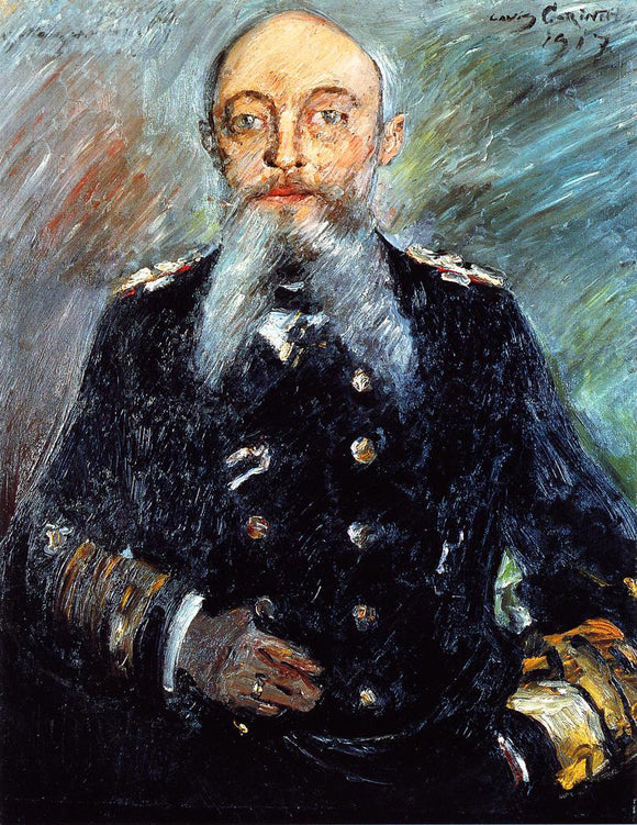  Lovis Corinth Portrait of Admiral Alfred von Tirpitz - Canvas Art Print