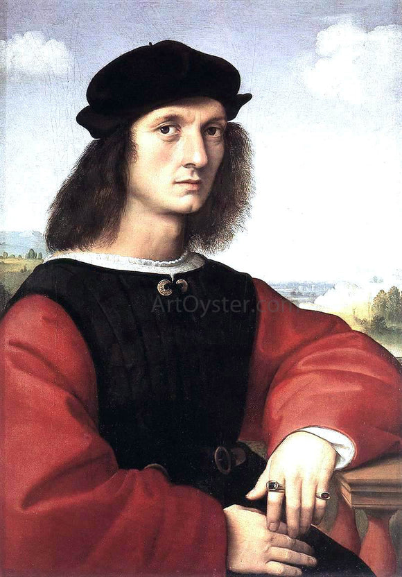  Raphael Portrait of Agnolo Doni - Canvas Art Print