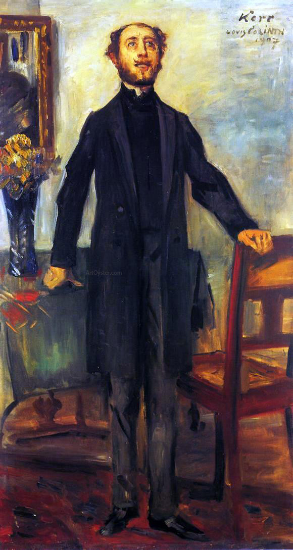  Lovis Corinth Portrait of Alfred Kerr - Canvas Art Print