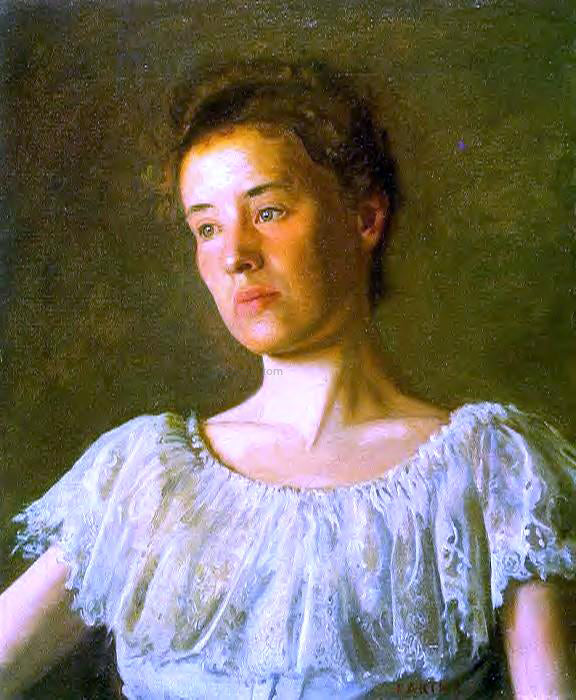  Thomas Eakins Portrait of Alice Kurtz - Canvas Art Print
