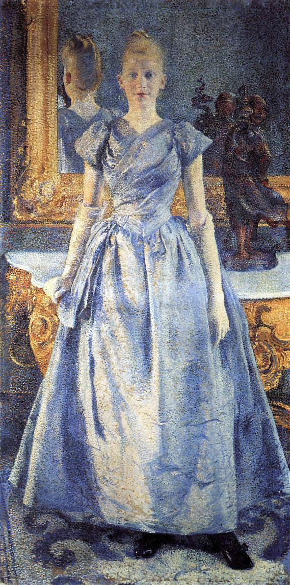  Theo Van Rysselberghe Portrait of Alice Sethe - Canvas Art Print