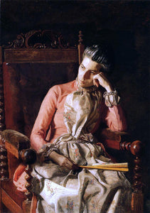  Thomas Eakins Portrait of Amelia C Van Buren - Canvas Art Print