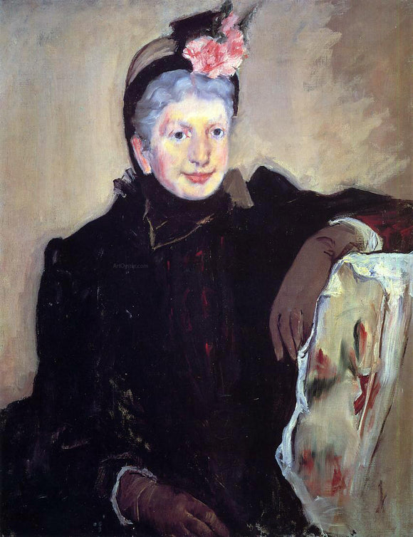  Mary Cassatt Portrait of an Elderly Lady - Canvas Art Print