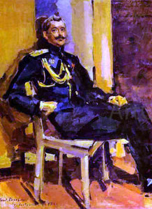  Constantin Alexeevich Korovin Portrait of an Officer - Canvas Art Print