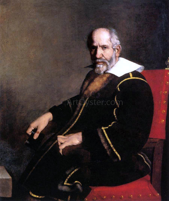  Carlo Ceresa Portrait of an Old Gentleman - Canvas Art Print