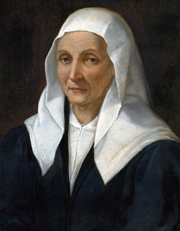  Bartolomeo Passerotti Portrait of an Old Woman - Canvas Art Print