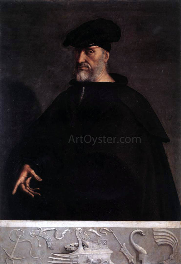  Sebastiano Del Piombo Portrait of Andrea Doria - Canvas Art Print