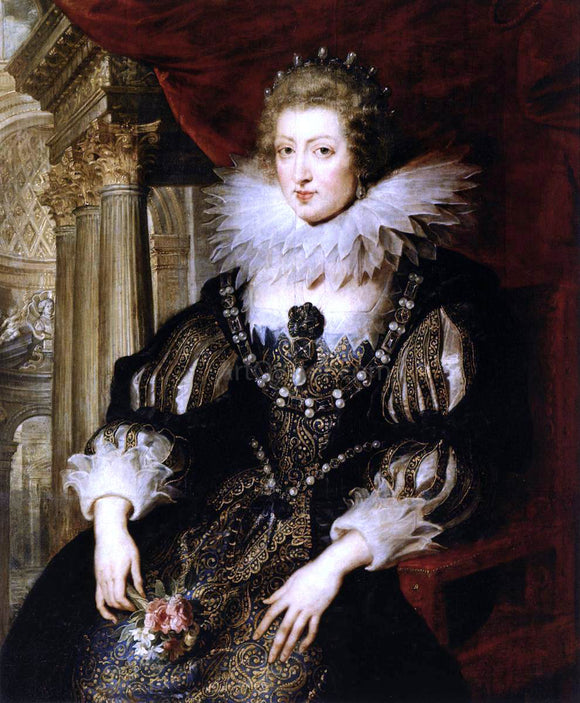  Peter Paul Rubens Portrait of Anne of Austria - Canvas Art Print