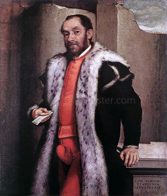  Giovanni Battista Moroni Portrait of Antonio Navagero - Canvas Art Print