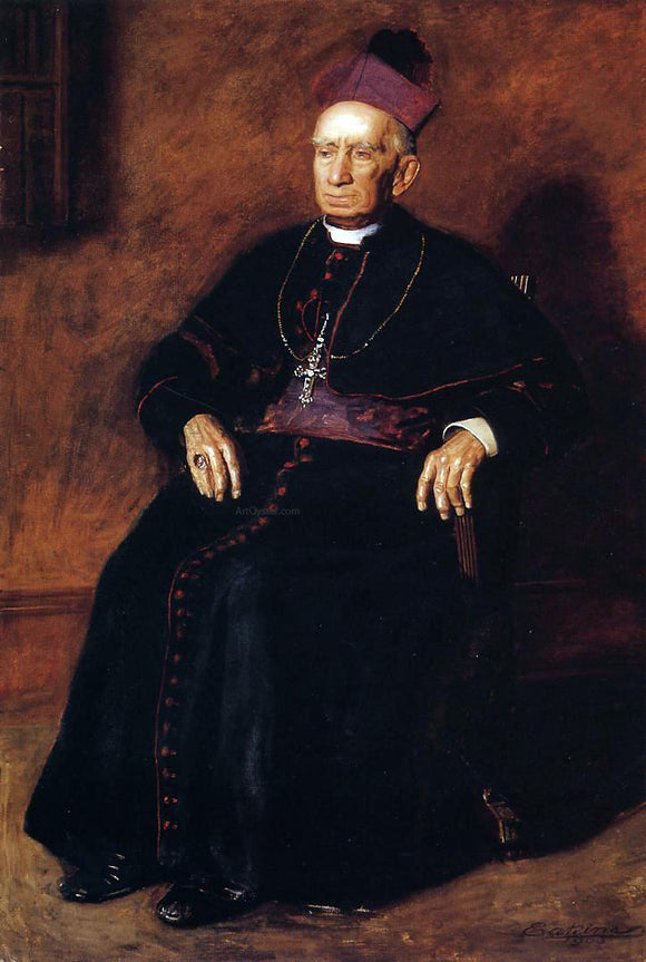  Thomas Eakins Portrait of Archbishop William Henry Elder - Canvas Art Print