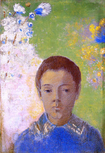  Odilon Redon Portrait of Ari Redon - Canvas Art Print