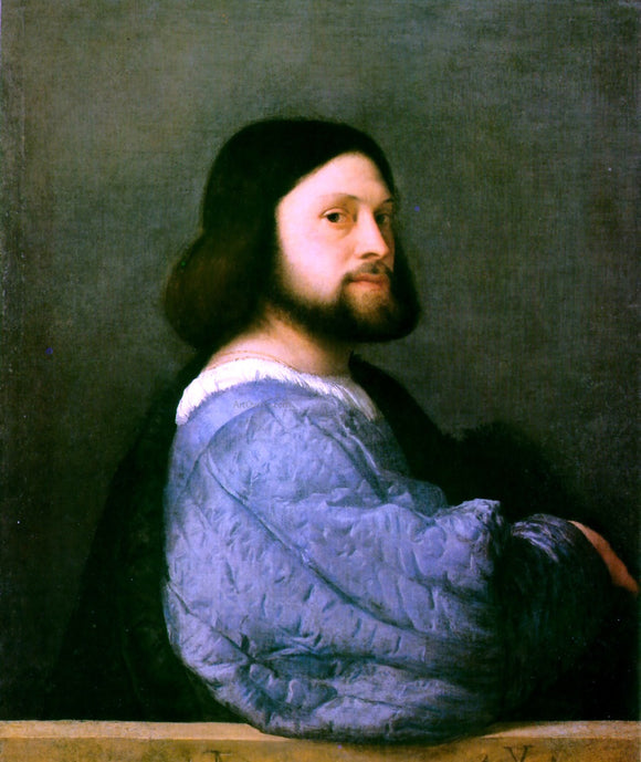  Titian Portrait of Ariosto - Canvas Art Print