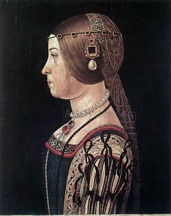  Alessandro Araldi Portrait of Barbara Pallavicino - Canvas Art Print