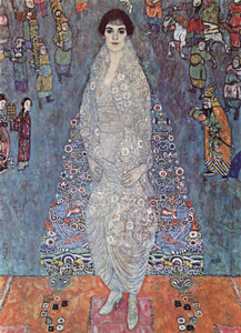  Gustav Klimt A Portrait of Baroness Elisabeth Bachofen Echt - Canvas Art Print