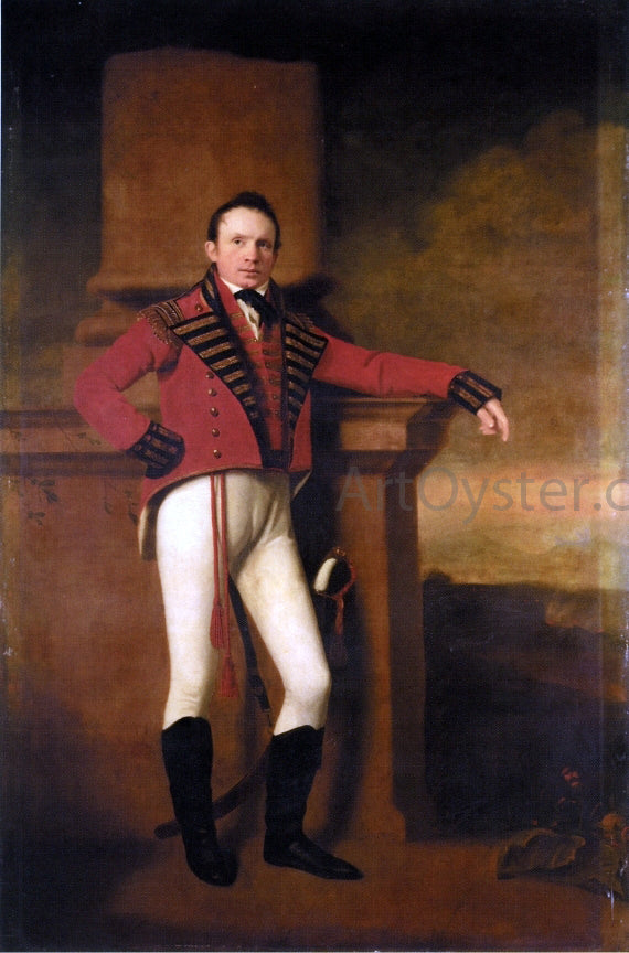 George Watson Portrait of Captain Robert Dudgeon - Canvas Art Print