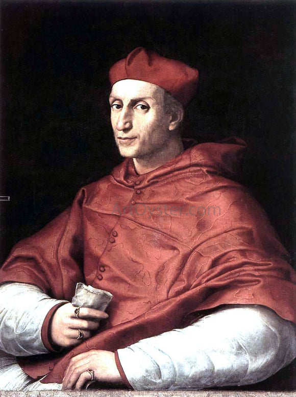  Raphael Portrait of Cardinal Bibbiena - Canvas Art Print