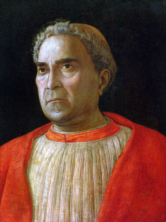  Andrea Mantegna Portrait of Cardinal Lodovico Trevisano - Canvas Art Print