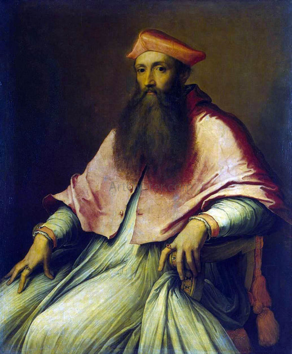  Sebastiano Del Piombo Portrait of Cardinal Reginald Pole - Canvas Art Print