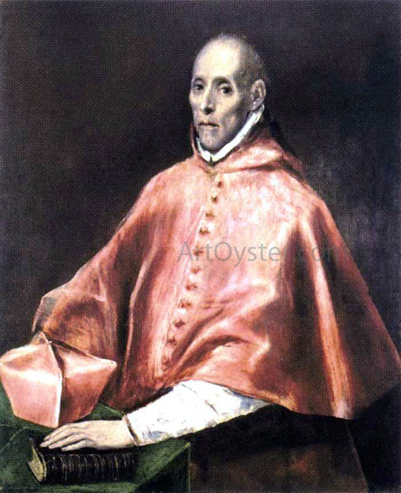  El Greco Portrait of Cardinal Tavera - Canvas Art Print