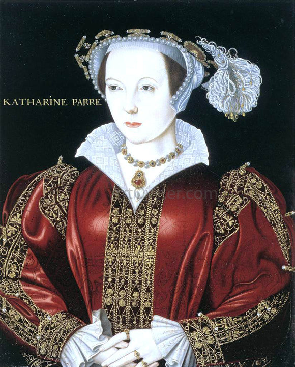  Unknown British Masters Portrait of Catherine Parr - Canvas Art Print
