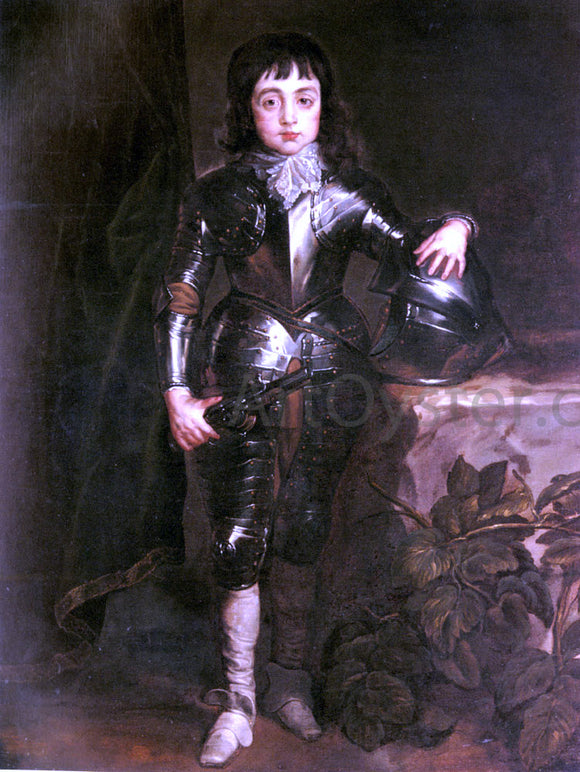  Sir Antony Van Dyck Portrait of Charles II When Prince of Wales - Canvas Art Print
