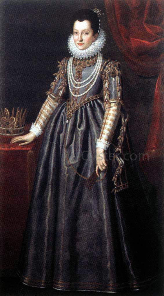  Valore Casini Portrait of Christine of Lorraine - Canvas Art Print