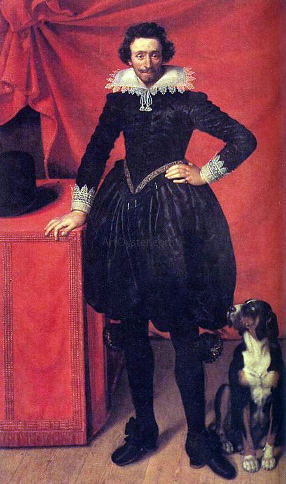  The Younger Frans Pourbus Portrait of Claude de Lorrain, Prince of Chevreuse - Canvas Art Print