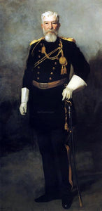  Robert Henri Portrait of Colonel David Perry, 9th U. S. Cavalry - Canvas Art Print