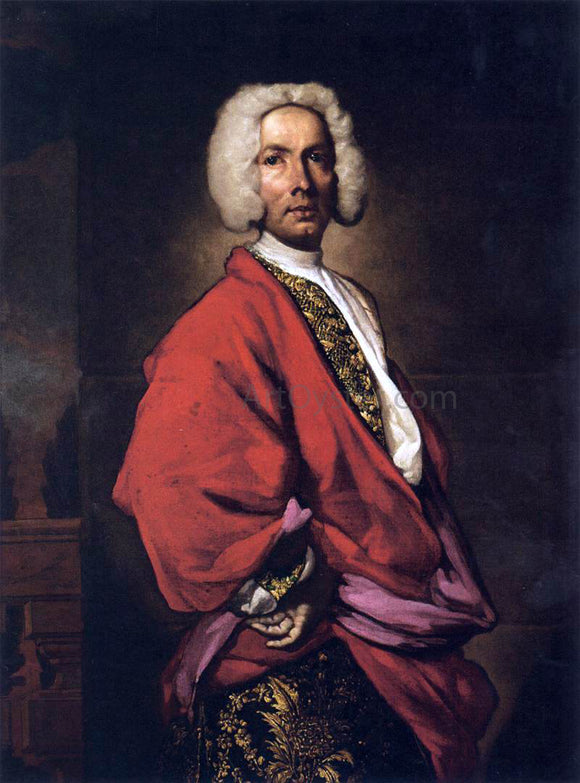  Giuseppe Vittore Fra Galgario  Ghislandi Portrait of Count Galeozzo Secco Suardo (1681-1733) - Canvas Art Print