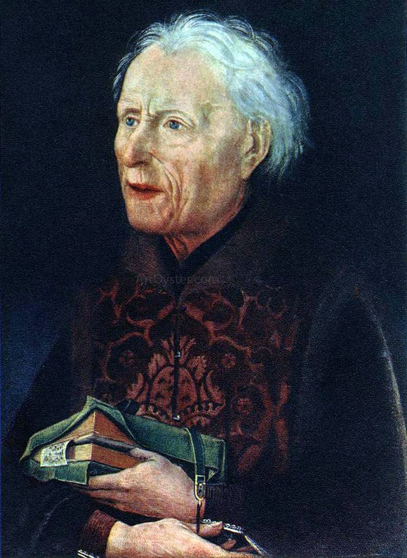  Hans Pleydenwurff Portrait of Count Georg von Lowenstein - Canvas Art Print