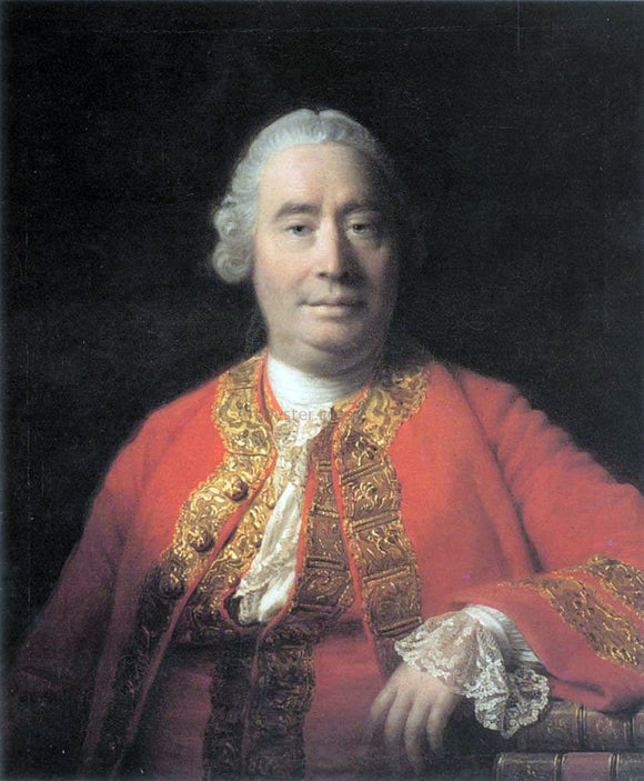  Allan Ramsay Portrait of David Hume - Canvas Art Print