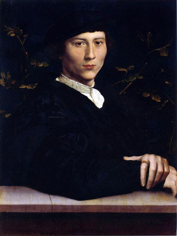  The Younger Hans Holbein Portrait of Derich Born - Canvas Art Print