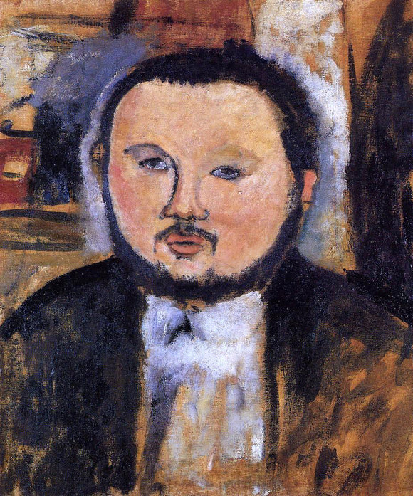  Amedeo Modigliani Portrait of Diego Rivera - Canvas Art Print