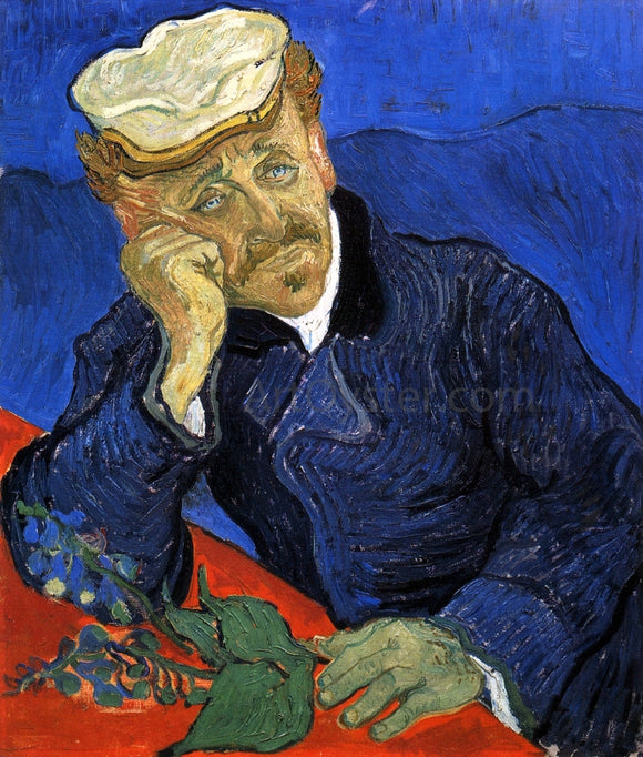  Vincent Van Gogh A Portrait of Doctor Gachet - Canvas Art Print