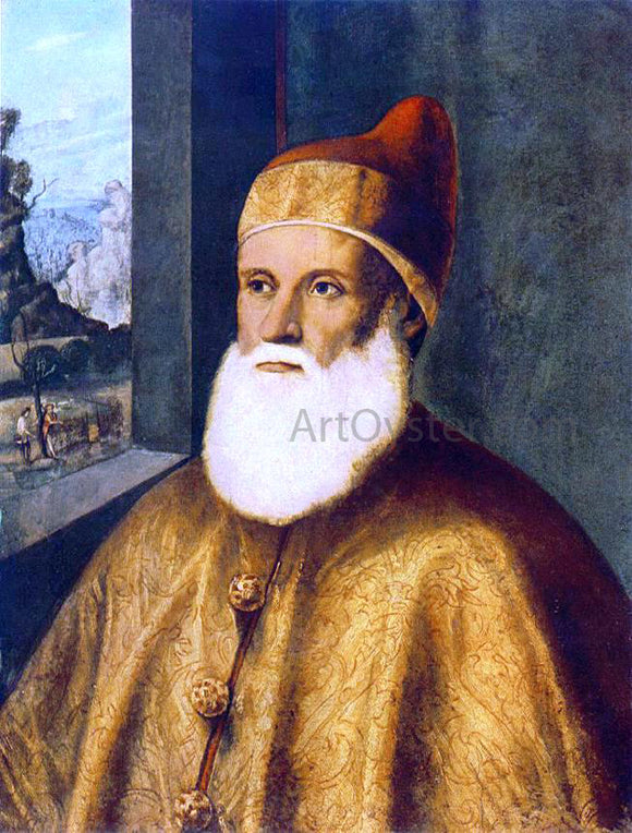  Marco Basaiti Portrait of Doge Agostino Barbarigo - Canvas Art Print
