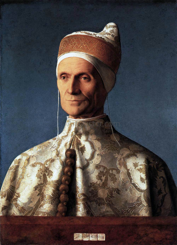  Giovanni Bellini Portrait of Doge Leonardo Loredan - Canvas Art Print