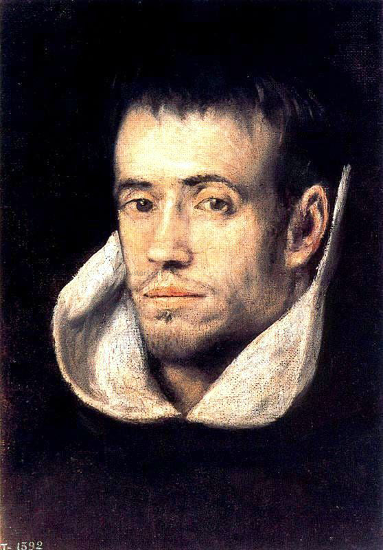  El Greco Portrait of Dominican (or Trinitarian) Friar - Canvas Art Print