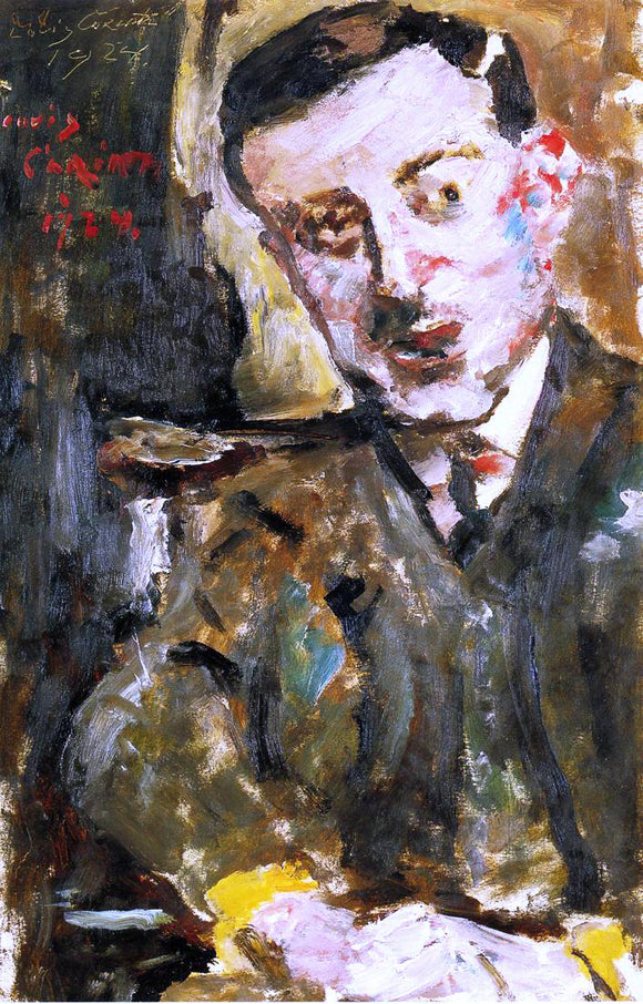  Lovis Corinth Portrait of Dr. Arthur Rosin in a Chair - Canvas Art Print