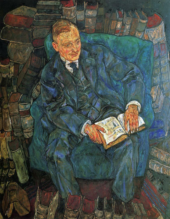  Egon Schiele Portrait of Dr. Hugo Koller - Canvas Art Print