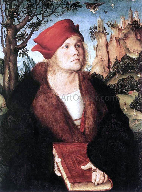  The Elder Lucas Cranach Portrait of Dr. Johannes Cuspinian - Canvas Art Print