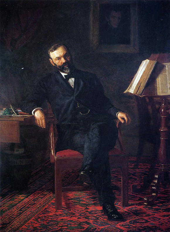  Thomas Eakins Portrait of Dr. John H. Brinton - Canvas Art Print
