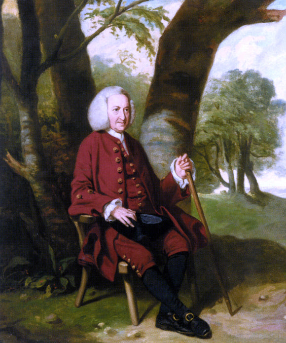  Johann Zoffany Portrait of Dr. Thomas Hanson of Canterbury - Canvas Art Print