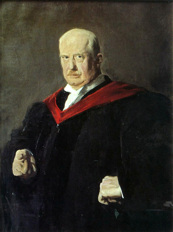  George Wesley Bellows Portrait of Dr. Walter Quincy Scott - Canvas Art Print