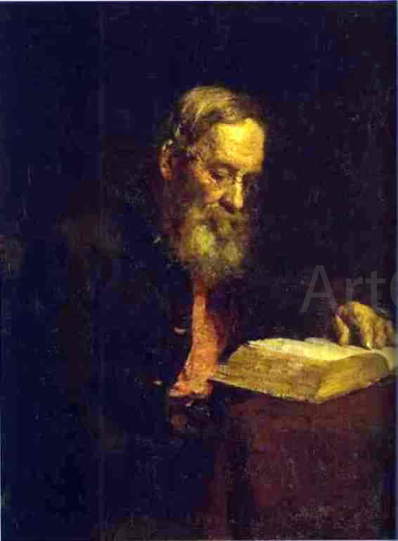  Ilia Efimovich Repin Portrait of Efim Repin, the Artist's Father - Canvas Art Print