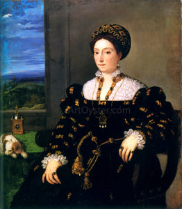  Titian Portrait of Eleonora Gonzaga della Rovere - Canvas Art Print
