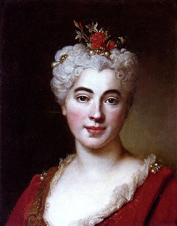  Nicolas De Largilliere Portrait Of Elisabeth - Marguerite, The Artist's Daughter - Canvas Art Print